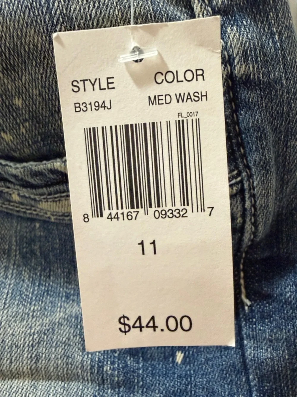 NWT Vigoss Blue Distressed Rolled-Hem Jean Shorts